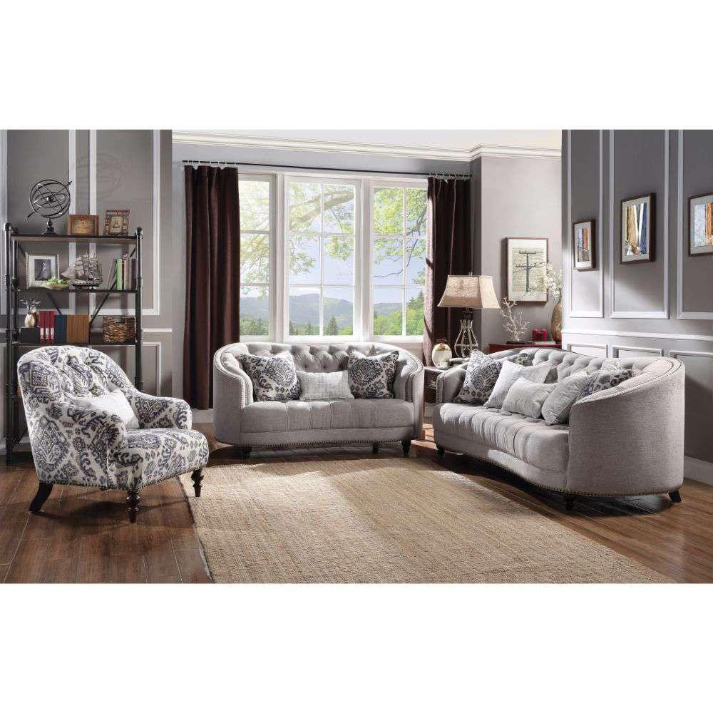 ACME Furniture - Saira Loveseat (w/3 Pillows) - 52061 veiw 2