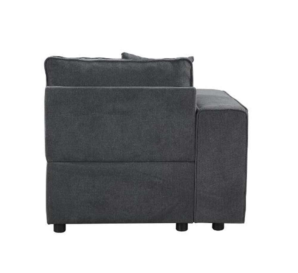 ACME Furniture - Silvester Modular Left Facing Chair w/2 Pillows - 56871 veiw 4