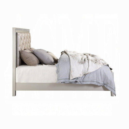 ACME Furniture - Sliverfluff California King Bed w/Storage & LED - BD00240CK view 2