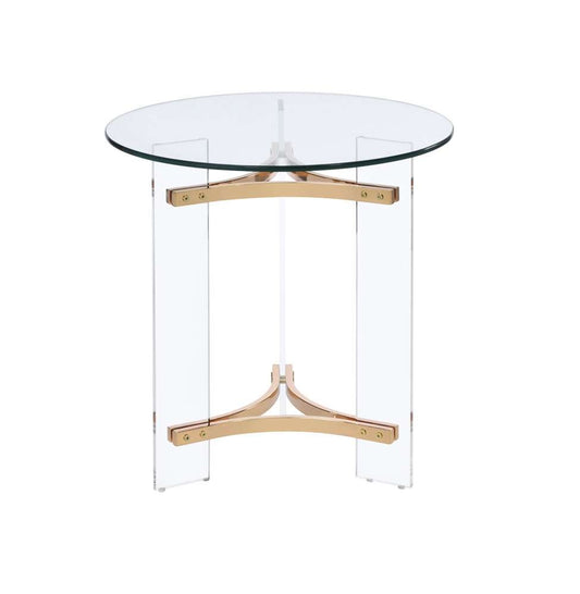 ACME Furniture - Sosi End Table - Gold - LV01084 view 2