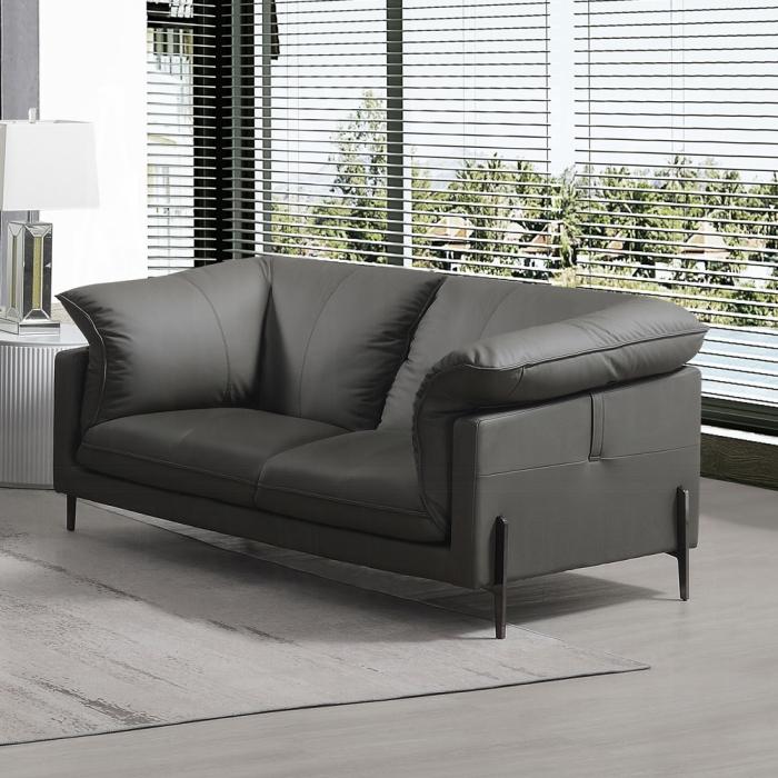 ACME Furniture - Tadi Loveseat - Black Top Grain Leather - LV04511 veiw 5