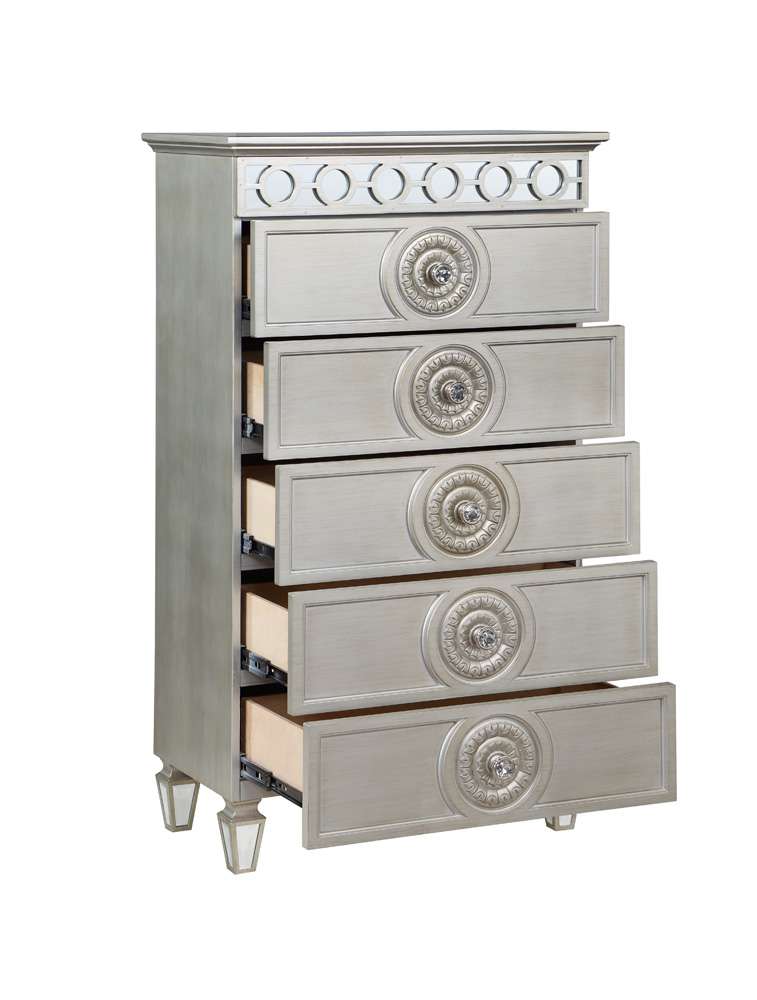 ACME Furniture - Varian Chest - Silver & Mirrored - BD01282 veiw 3