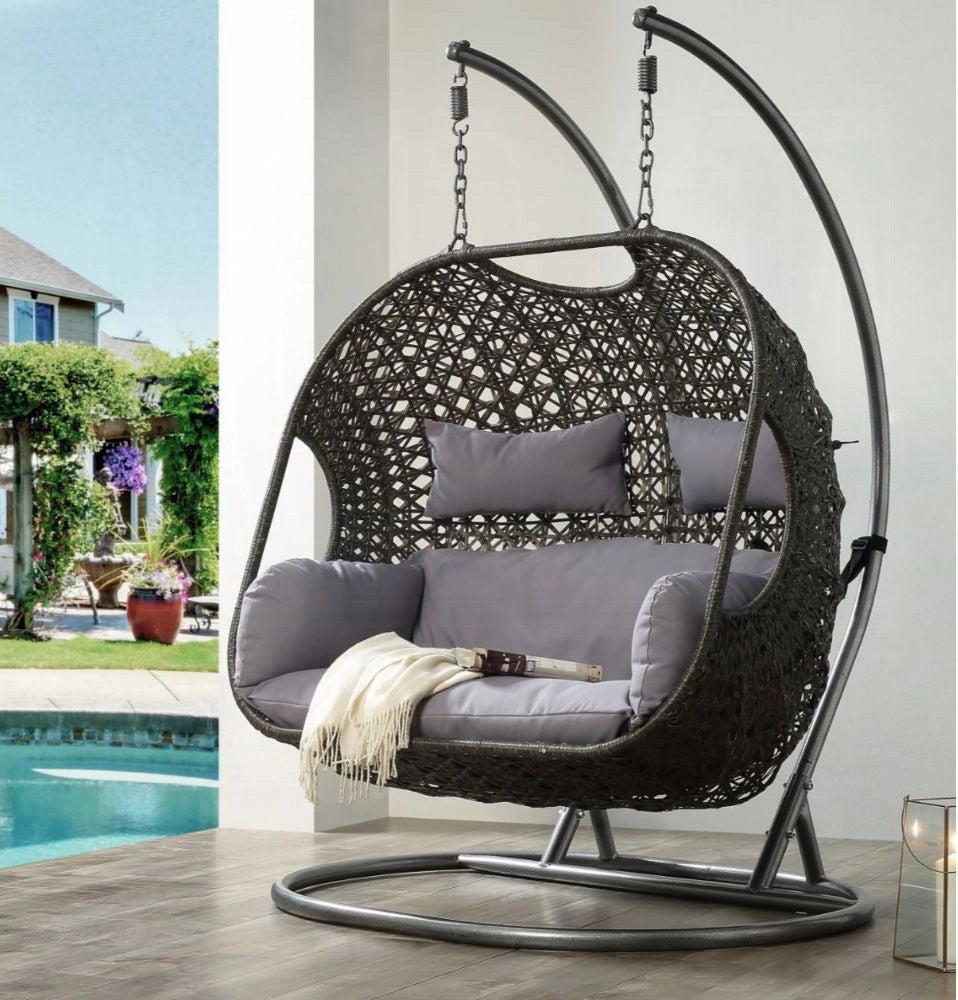 ACME Furniture - Vasant Patio Swing Chair with Stand - 45084 view 6