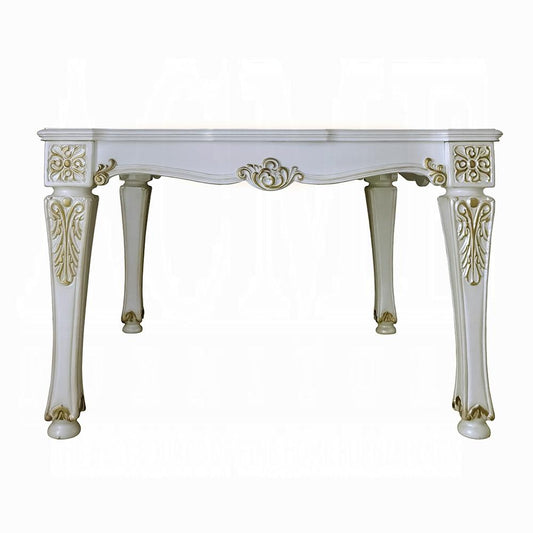 ACME Furniture - Vendome Counter Height Table - Antique Pearl Finish - DN01515 veiw 2