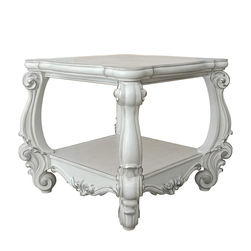 ACME Furniture - Versailles - End Table - Bone White - 82124A view 1