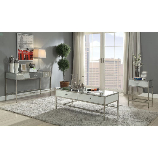 ACME Furniture - Weigela - Coffee Table - Mirrored & Chrome - 80555 view 2