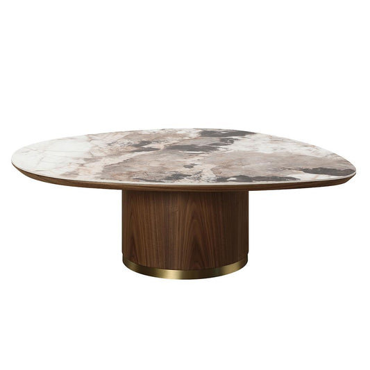 ACME Furniture - Willene Coffee Table w/Ceramic Top - Ceramic Top & Walnut Finish - LV03155 view 2