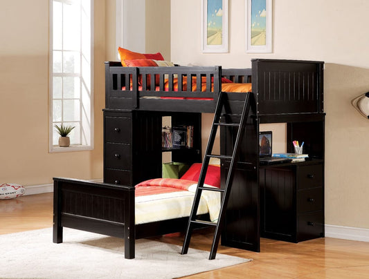 ACME Furniture - Willoughby - Twin Loft Bed - Black - 10980W view 2