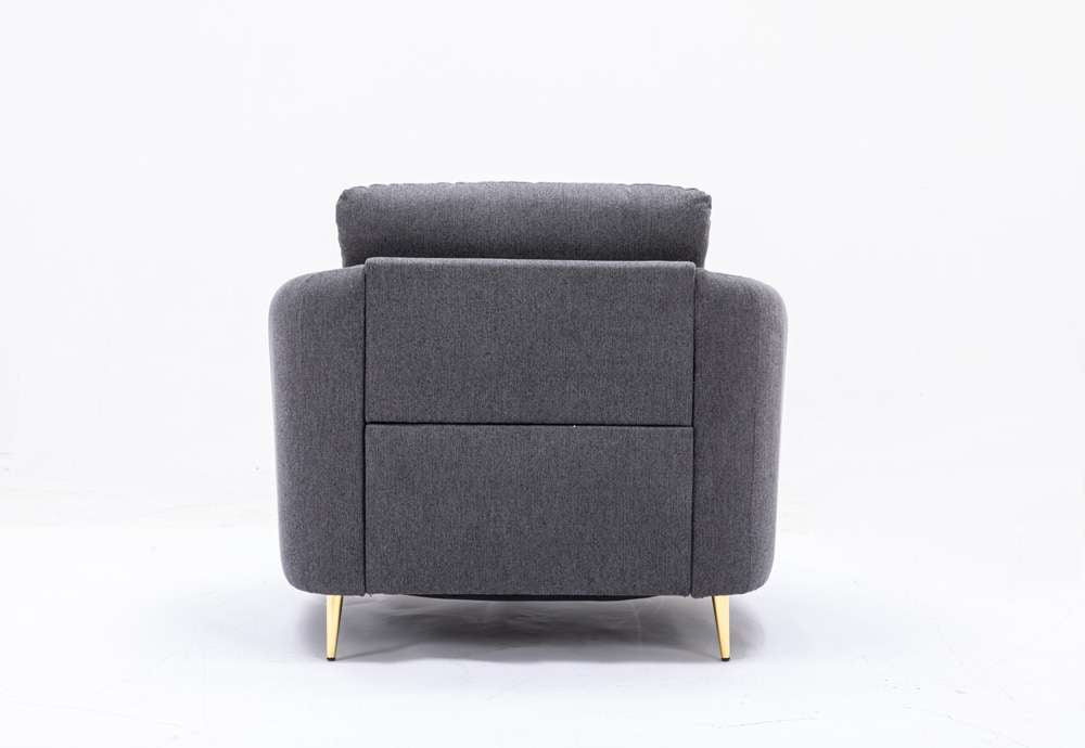 ACME Furniture - Yuina Chair - Gray Linen - LV01773 veiw 4