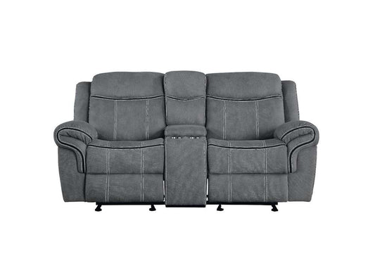 ACME Furniture - Zubaida Loveseat w/USB Dock & Console (Glider & Motion) - 55026 veiw 2
