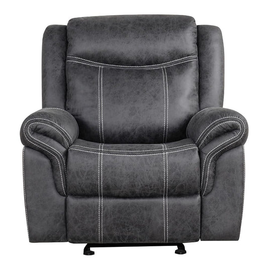ACME Furniture - Zubaida - Power Motion Glider Recliner - Dark Gray Polish Microfiber - LV04672 view 2