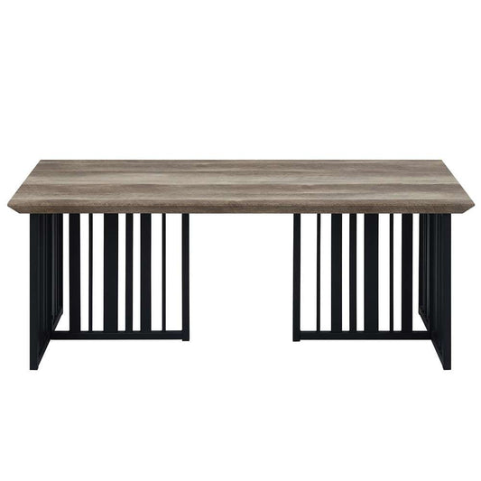 ACME Furniture - Zudora Coffee Table - Antique Oak & Black - LV01751 veiw 2