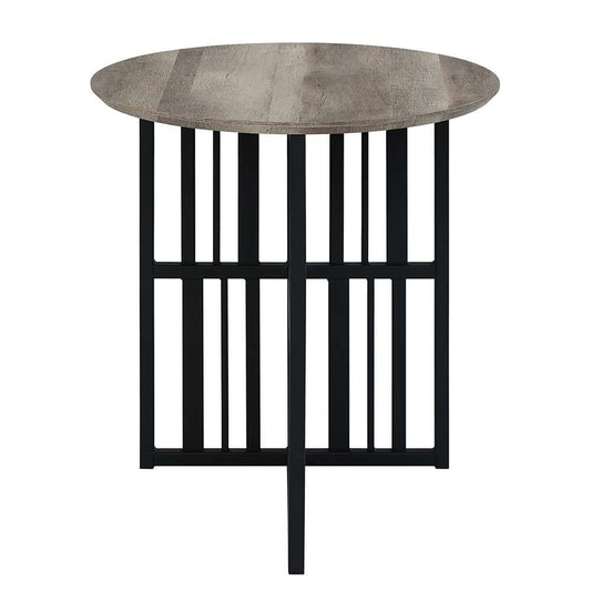 ACME Furniture - Zudora End Table - Antique Oak & Black - LV01752 view 2