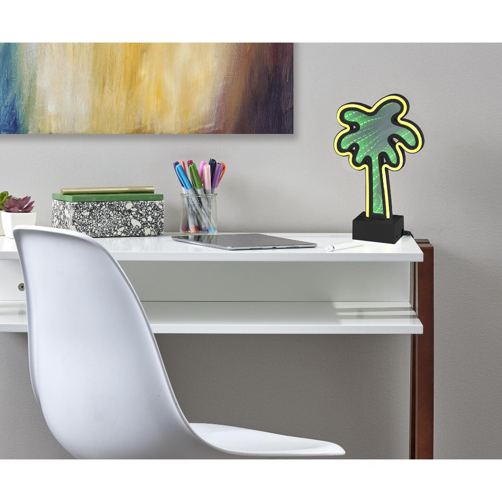 Adesso Home - Infinity Neon Palm Tree Table/Wall Lamp - SL3717-01 view 6
