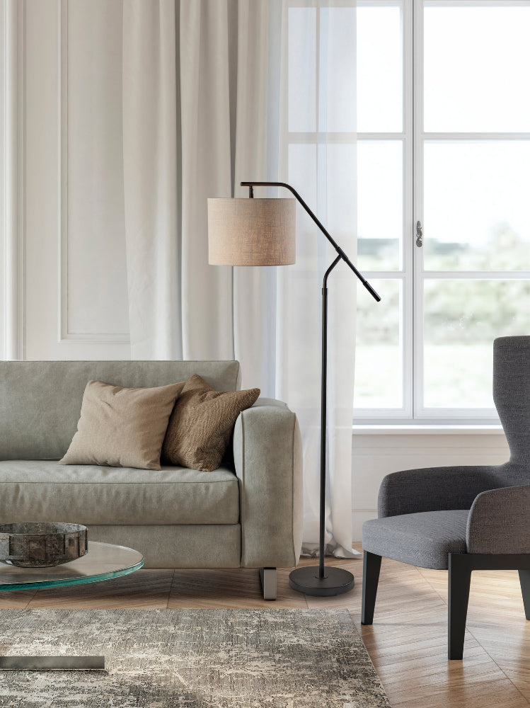 Adesso Home - Milo Floor Lamp- Black - SL9503-01 view 6