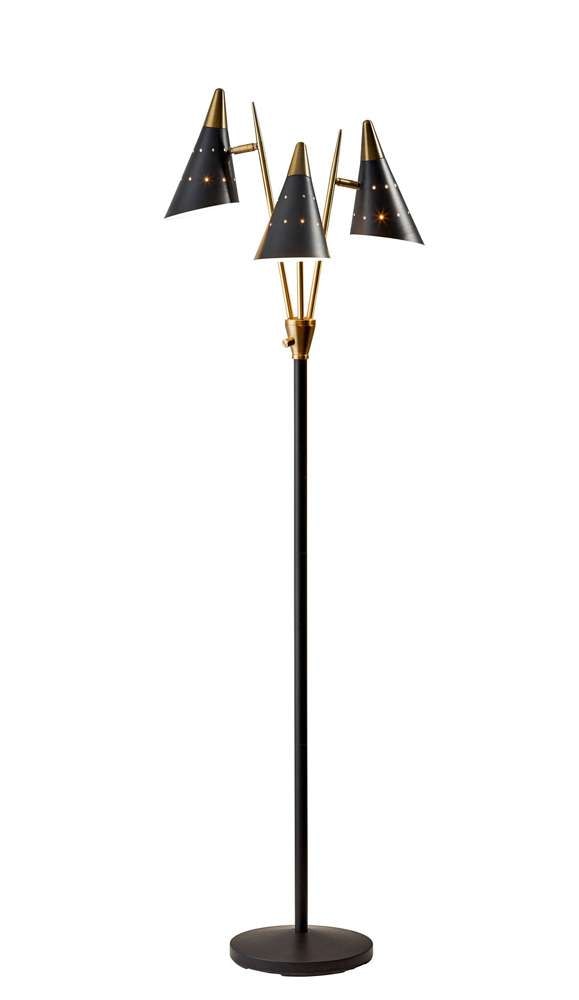 Adesso Home - Nadine 3-Arm Floor Lamp - 3249-01 veiw 1