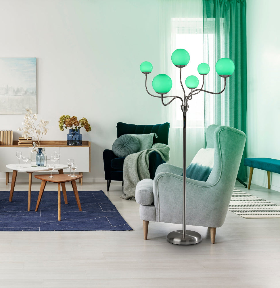 Adesso Home - Phoebe LED Color Changing Floor Lamp - 4041-22 view 6