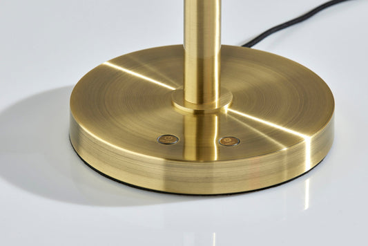 Adesso Home - Zane LED Desk Lamp w. Smart Switch- Antique Brass - 3957-21 view 2