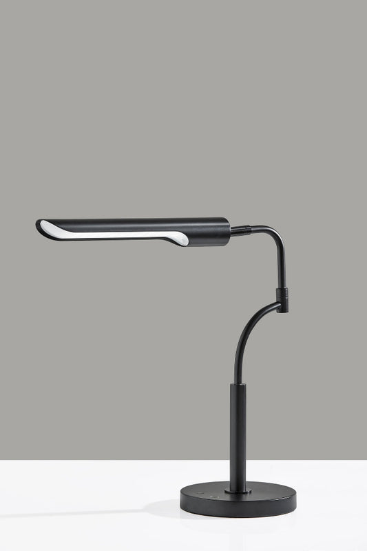 Adesso Home - Zane LED Desk Lamp w. Smart Switch- Black - 3957-01 view 2