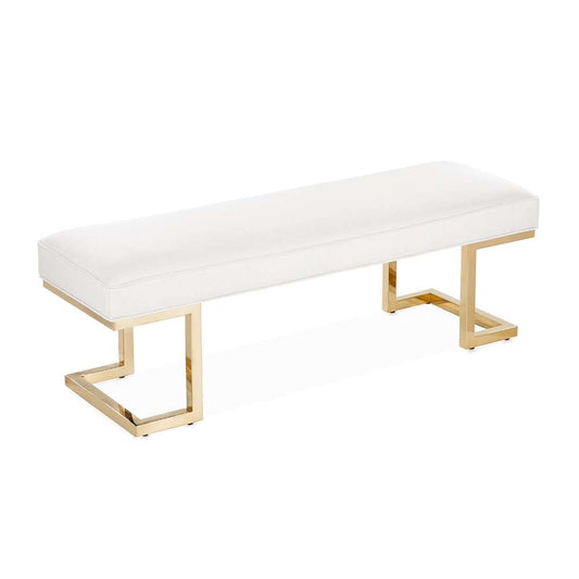 AICO by Michael Amini - Belmont Place Bed Bench - Bright Gold - 9085904-806 veiw 2
