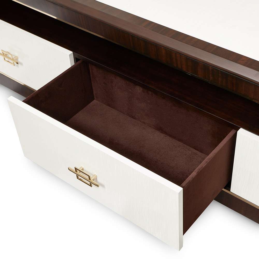 AICO by Michael Amini - Belmont Place Media Cabinet - Espresso - 9085081-409 veiw 6