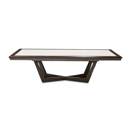 AICO by Michael Amini - Belmont Place Rectangular Dining Table - Espresso - 9085000-409 veiw 2