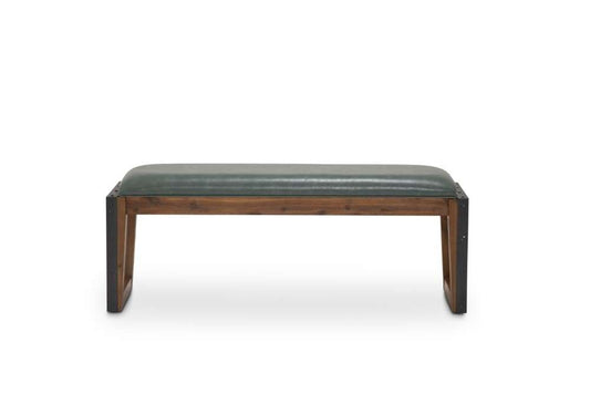 AICO by Michael Amini - Brooklyn Walk - Dining Bench - Burnt Umber - KI-BRKW900-408 veiw 2