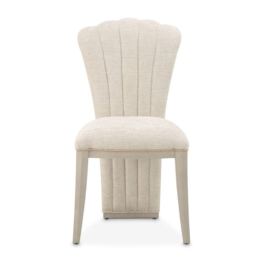 AICO by Michael Amini - Fantosini Vanity Chair - Silver Mist - 9091804-823 view 2