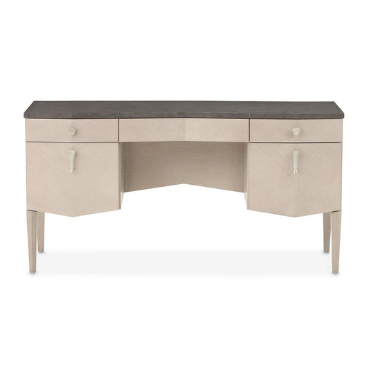 AICO by Michael Amini - Fantosini Vanity Desk - Silver Mist - 9091058-823 view 2