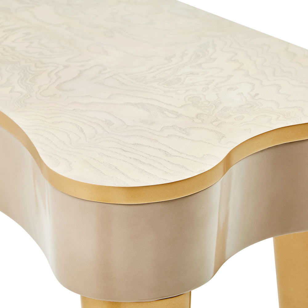 AICO by Michael Amini - La Terrazza Console Table - Silver Mist - 9092223-823 view 12