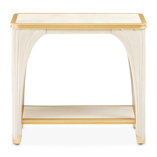 AICO by Michael Amini - La Terrazza End Table - Silver Mist - 9092202-823 view 2