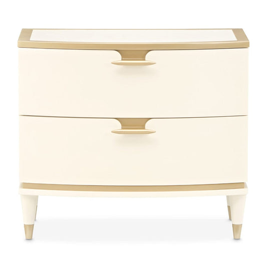 AICO by Michael Amini - La Terrazza Nightstand, Large - Creamy Pearl - 9092042-112 view 2