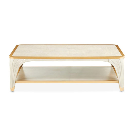 AICO by Michael Amini - La Terrazza Rectangular Cocktail Table - Silver Mist - 9092201-823 view 2