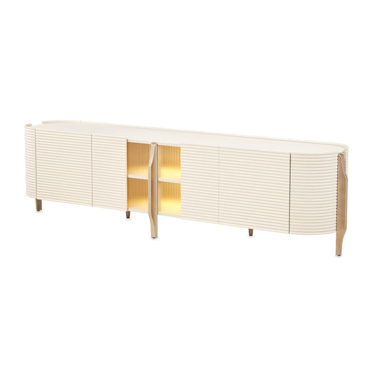AICO by Michael Amini - Mod Dream Media Cabinet - Rich Champagne - LFR-MDRM081-142 view 2