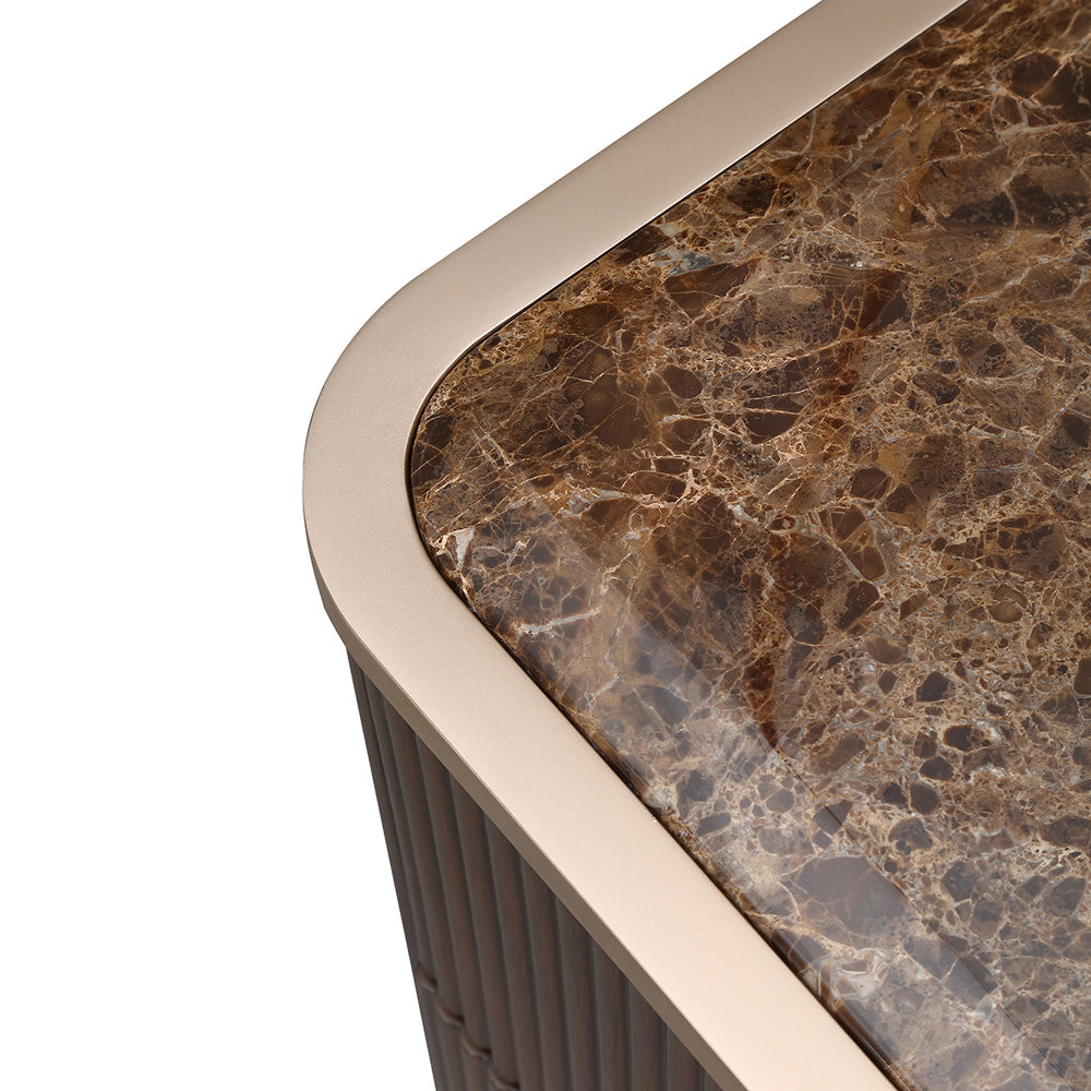 AICO by Michael Amini - West Kensington 2-Drawer Nightstand - Medium Espresso - 9096042-417 view 10