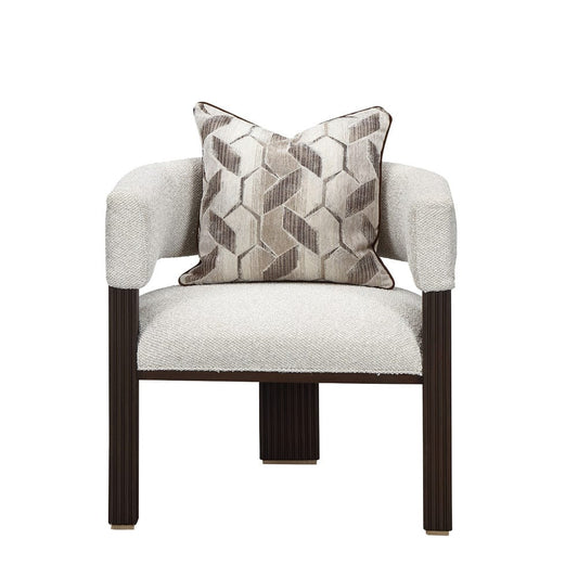 AICO by Michael Amini - West Kensington Accent Chair - Buff/Medium Espresso - 9096834-BUFF-417 view 2