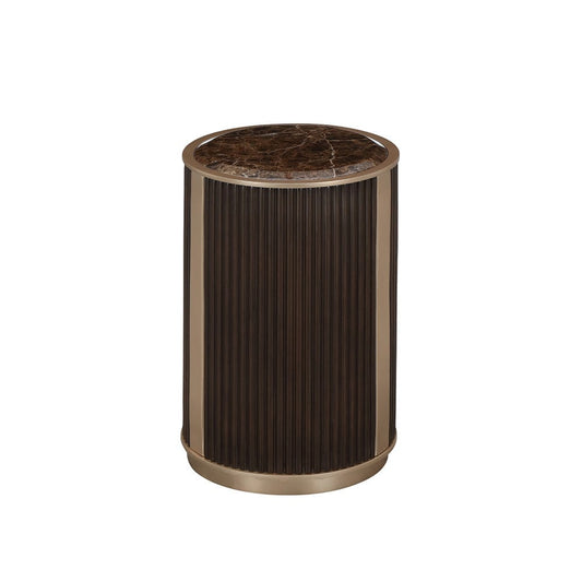 AICO by Michael Amini - West Kensington Chairside Table - Medium Espresso - 9096222-417 view 2