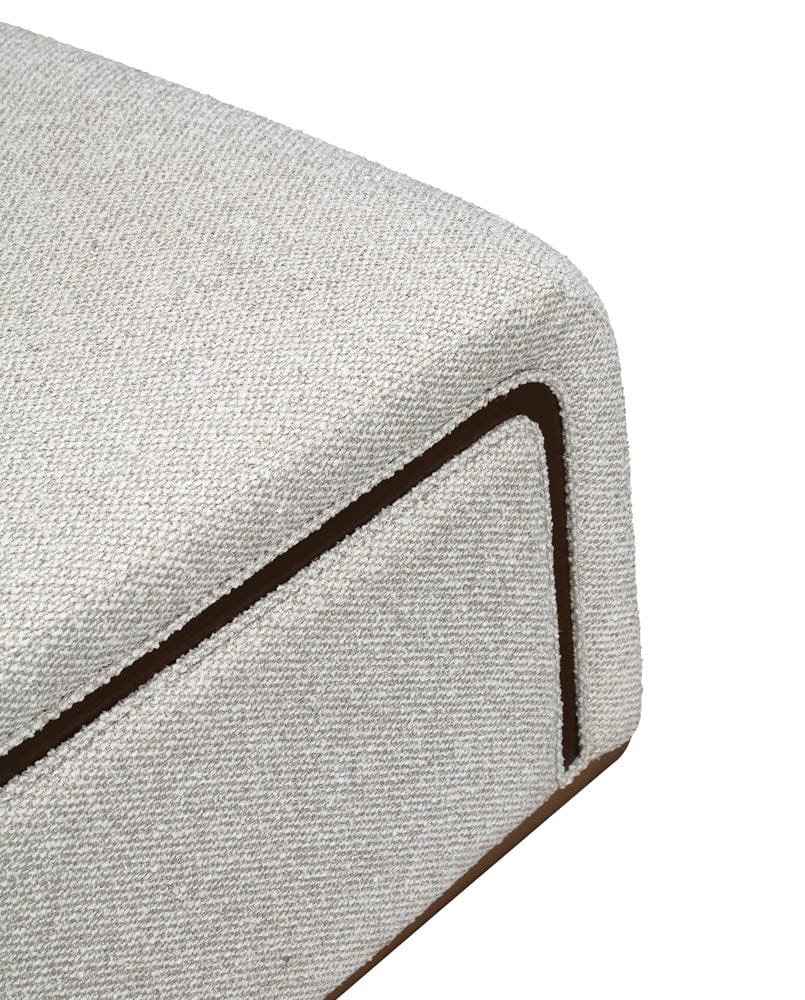 AICO by Michael Amini - West Kensington Chaise - Buff/Medium Espresso - 9096841-BUFF-417 view 12