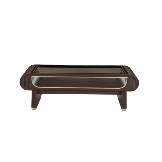 AICO by Michael Amini - West Kensington Cocktail Table - Medium Espresso - 9096201-417 view 2
