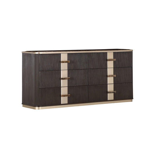 AICO by Michael Amini - West Kensington Dresser - Medium Espresso - 9096050SA-417 view 2
