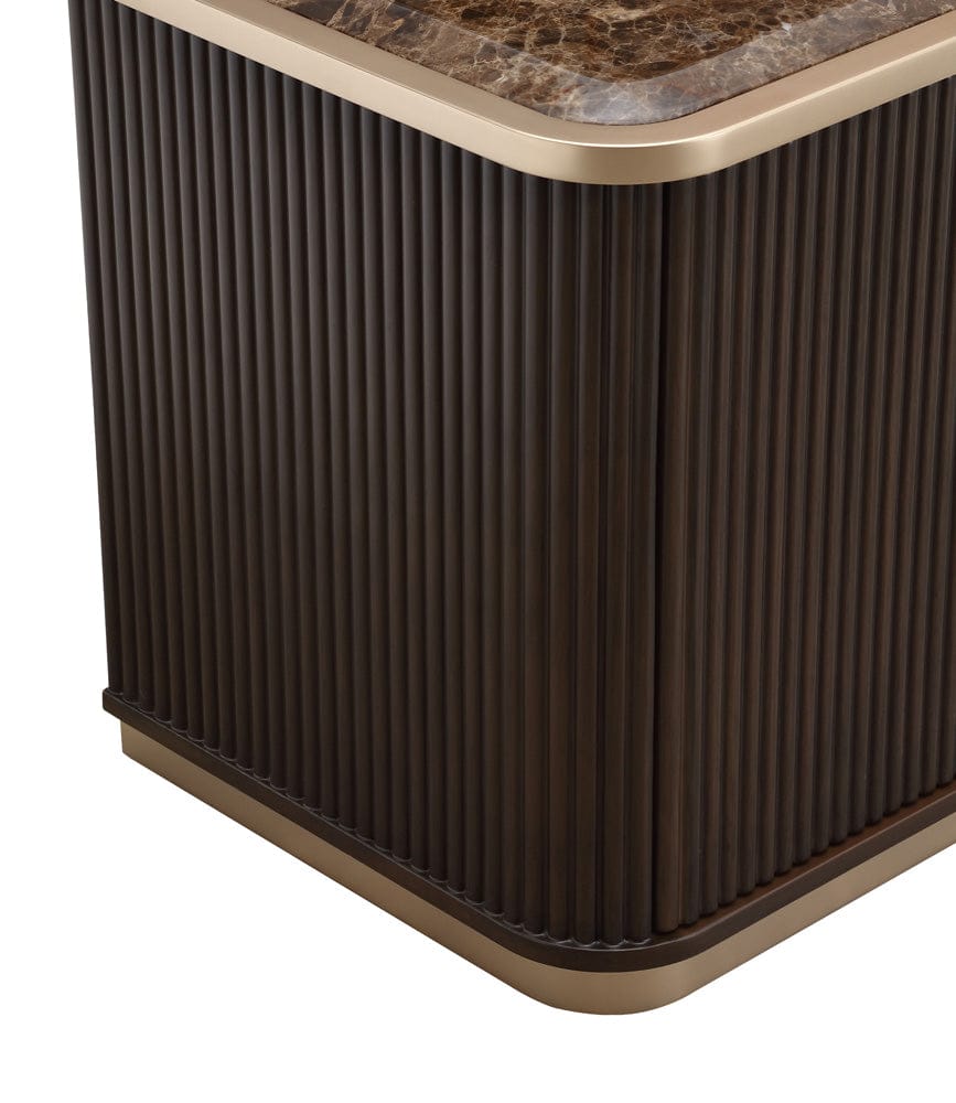 AICO by Michael Amini - West Kensington Media Cabinet - Medium Espresso - 9096081-417 view 12