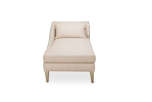 AICO by Michael Amini - Camden Court Left Arm Facing Chaise - Pearl/Platinum - 9005842-PEARL-125_CLOSEOUT veiw 2
