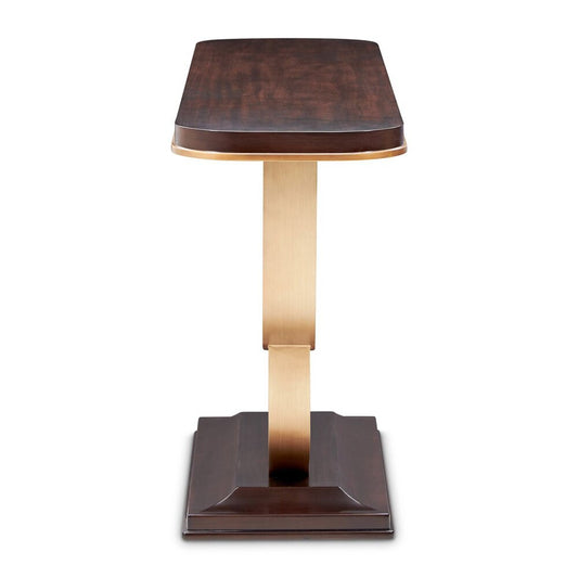 AICO by Michael Amini - Camellia Field Console Table - Warm Pecan - 9090223-400 veiw 2