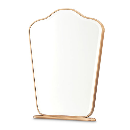 AICO by Michael Amini - Camellia Field Vanity with Mirror & Chair - Warm Pecan - 9090058VAN3-400 veiw 2