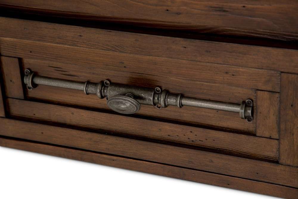 AICO by Michael Amini - Carrollton - Nightstand, 1 Drawer - Rustic Ranch - KI-CRLN040-407 veiw 4