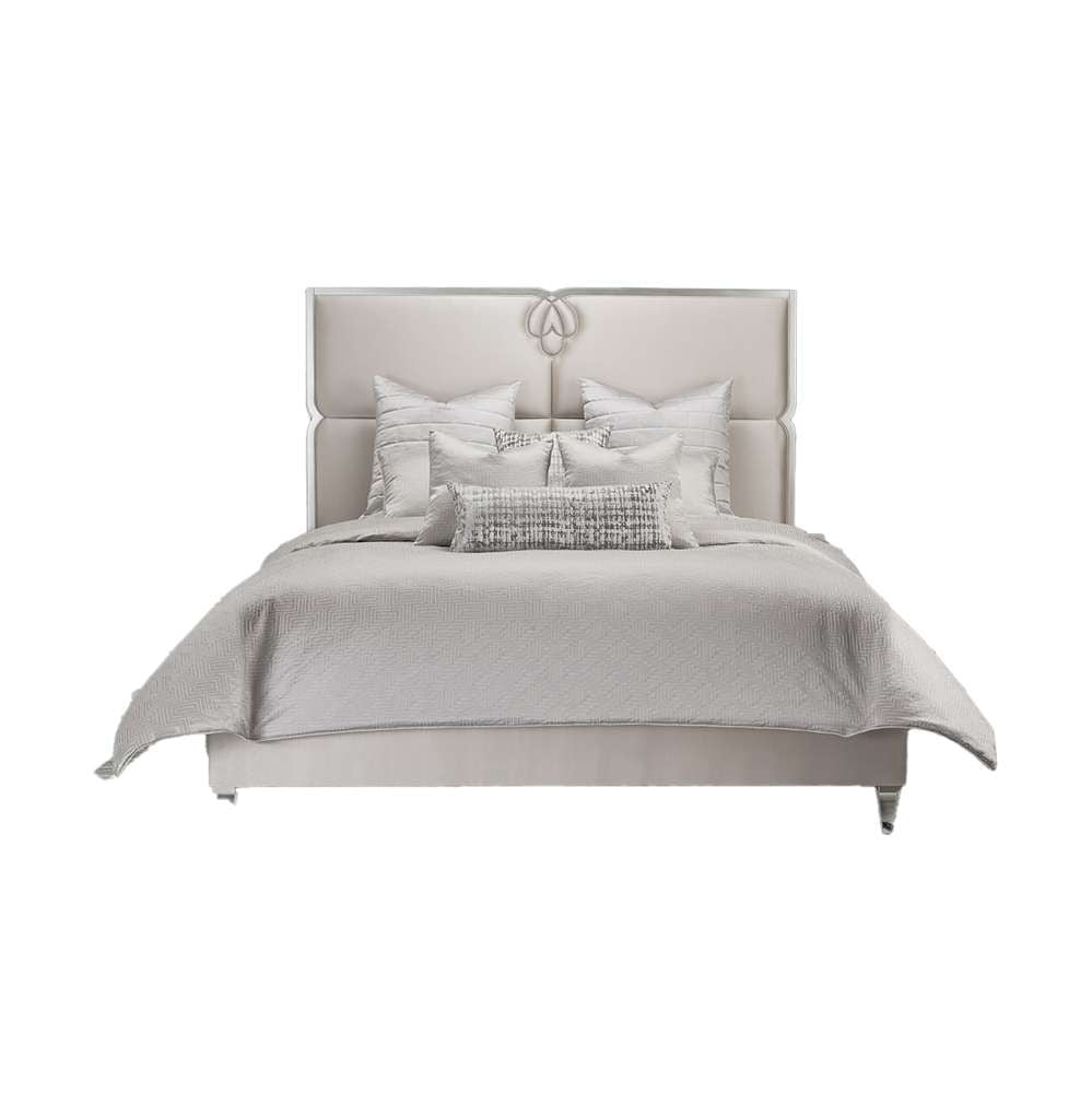 AICO by Michael Amini - Casey - Comforter Set - 9-Piece Queen - Platinum - BCS-QS09-CASEY-PLT veiw 1