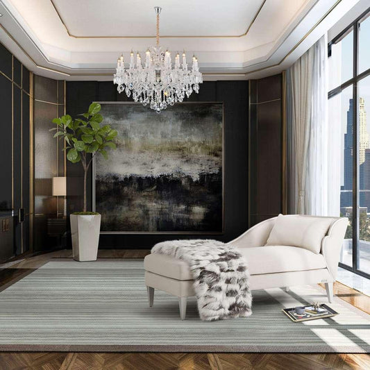 AICO by Michael Amini - Chambord 25 Light Chandelier - LT-CH904-25CLR veiw 2