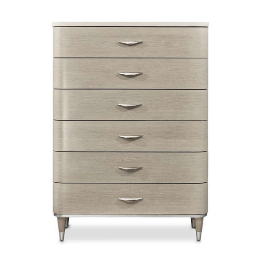 AICO by Michael Amini - Eclipse 6-Drawer Chest - Moonlight - KI-ECLP070SA-135 veiw 2