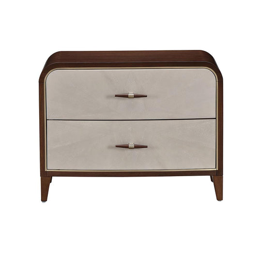 AICO by Michael Amini - Houston 2-Drawer Nightstand - Walnut - 9095042-416 veiw 2
