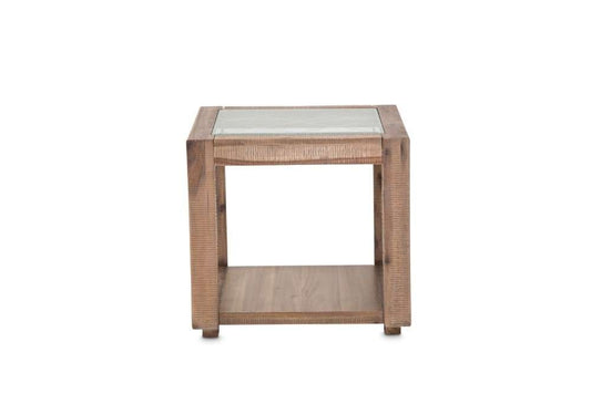 AICO by Michael Amini - Hudson Ferry - End Table - Driftwood - KI-HUDF202-216 veiw 2